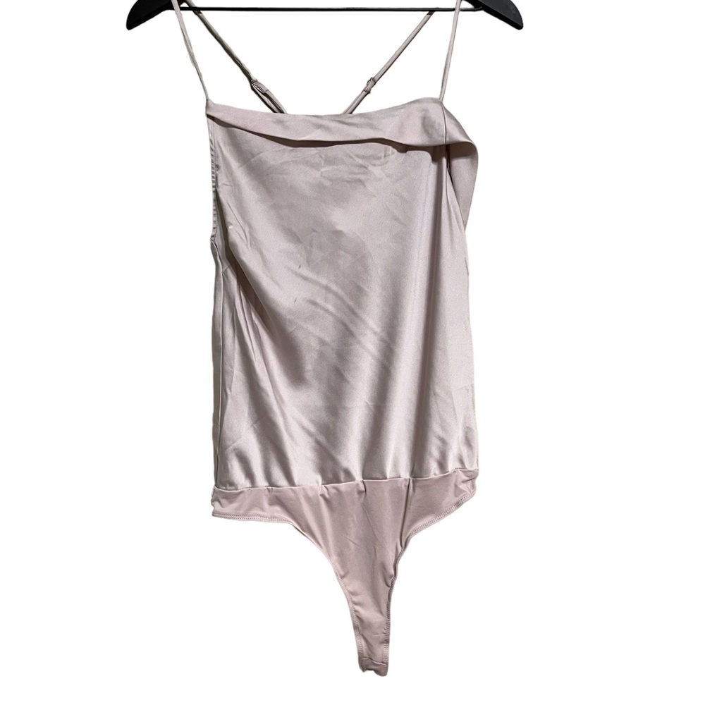Astr the label blush pink cami style bodysuit size medium